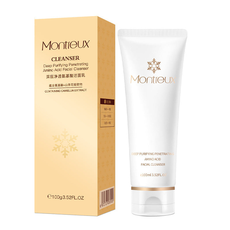 Camellia Amino Acid Oil Control Deep Cleansing Moisturizing Facial Cleanser Improve Pores Mild My Store