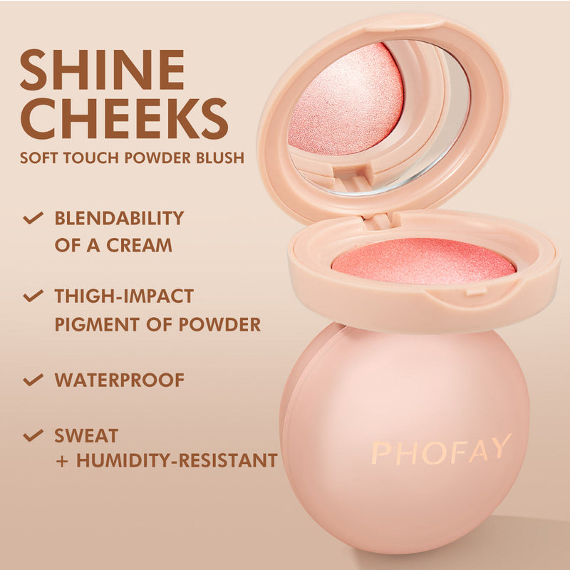 PHOFAY Luminous Powder Blush My Store