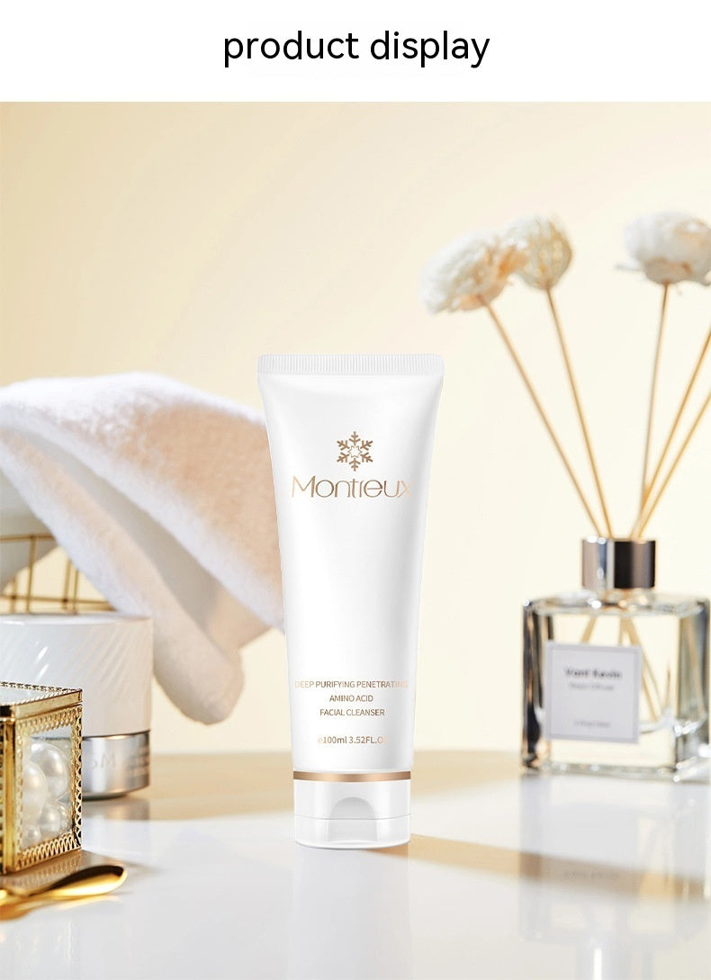Camellia Amino Acid Oil Control Deep Cleansing Moisturizing Facial Cleanser Improve Pores Mild My Store