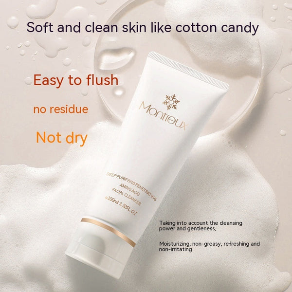 Camellia Amino Acid Oil Control Deep Cleansing Moisturizing Facial Cleanser Improve Pores Mild My Store
