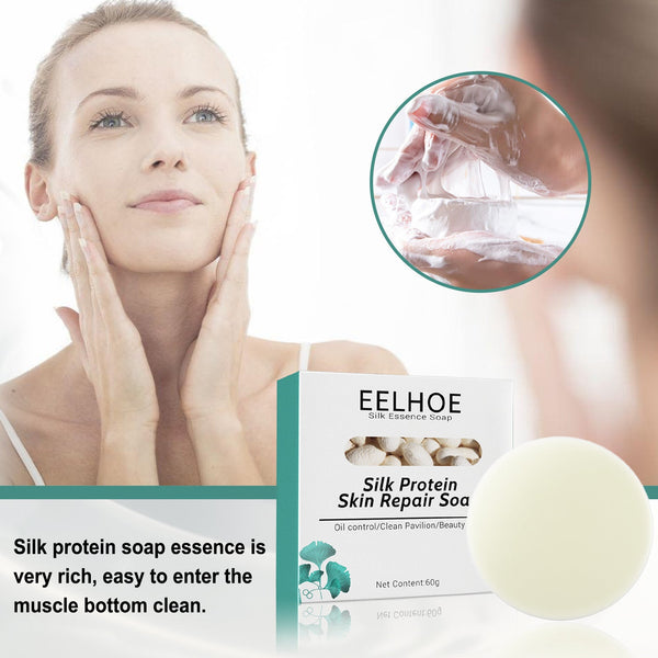 Skin Repair & Cleansing Silk Protein Mask Soap My Store